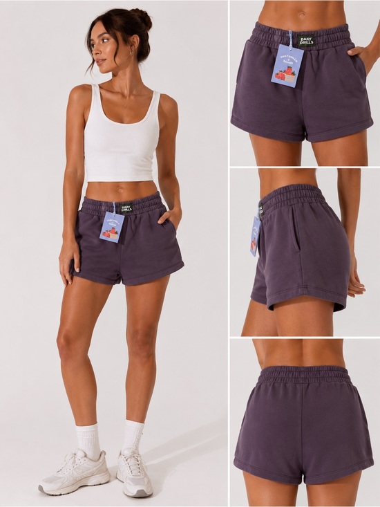 Daily Drills Pants - NWT Daily Drills x Driscoll’s Super Shorts Plum Limited Edition XS-S